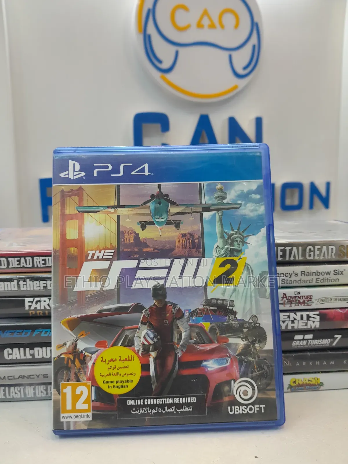 Playstation Cd Game የጌሙ ስም the Crew