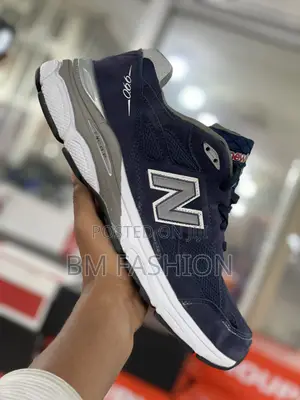 New Balance 990 Blue Black Sneakers
