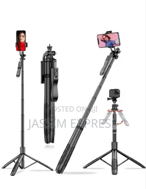 Selfie Stick Tripod 1.7m Adjustable Anti-Shake Stabilizer With Remote