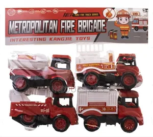 4-in-1 Metropolitan Fire Brigade Fire Truck Set