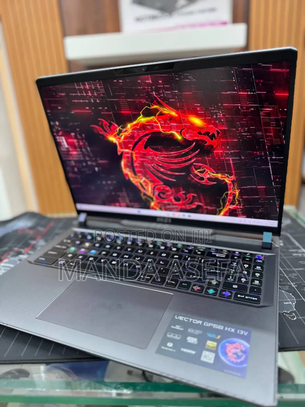 New Laptop MSI Vector 16 HX AI A2XWIG 16GB Intel Core I9 SSD 1T