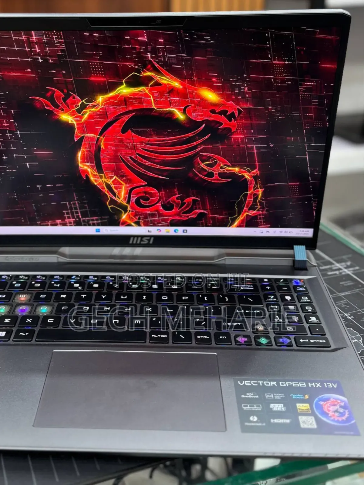 New Laptop MSI Vector GP68 HX 13V 16GB Intel Core I9 SSD 1T