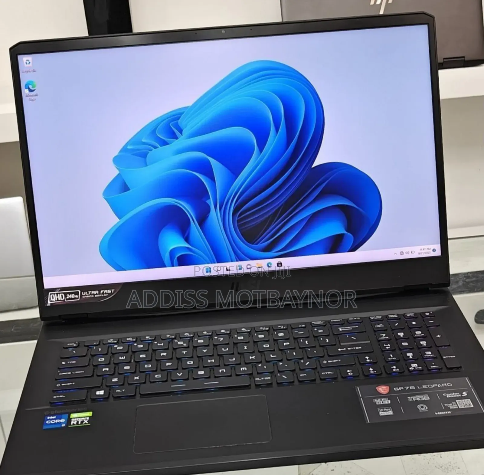 New Laptop MSI GF63 16GB Intel Core I7 SSD 1T