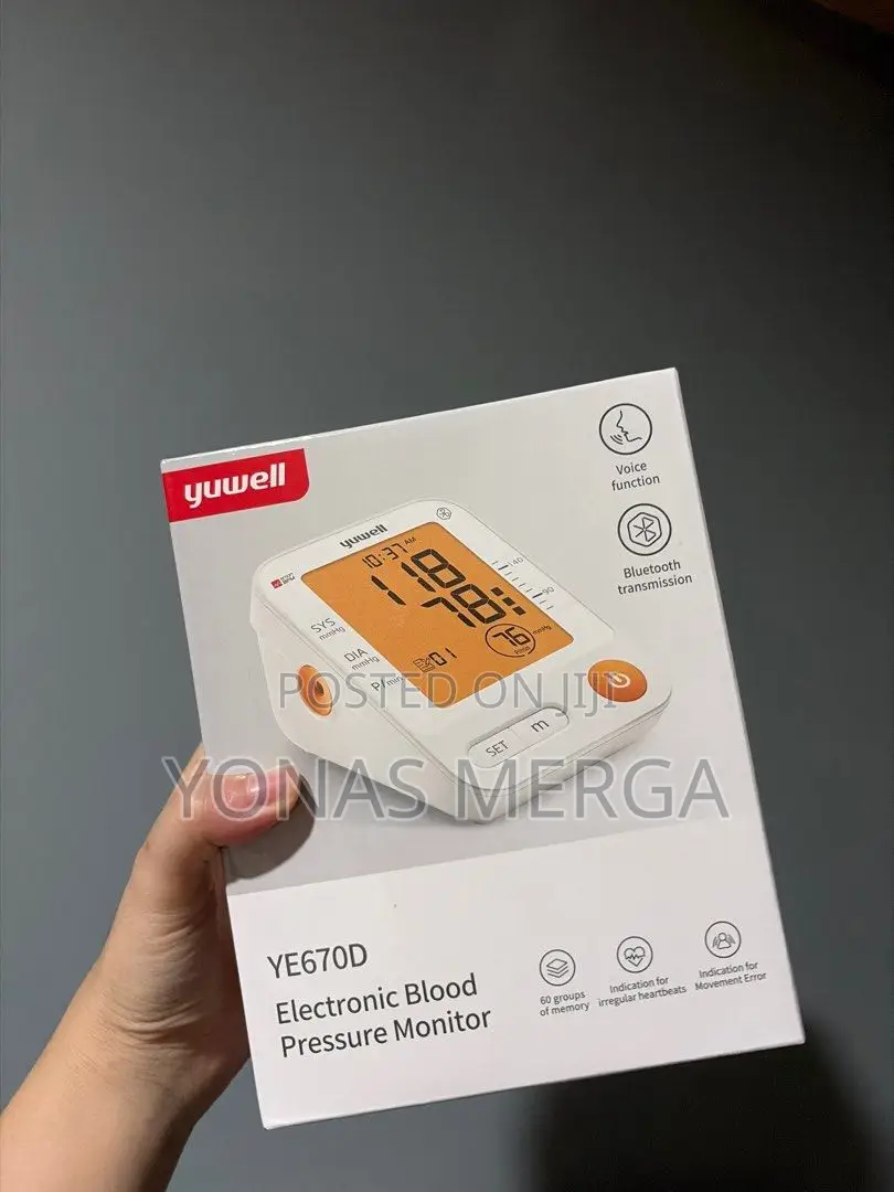 Blood Pressure Monitor奄惟high Accuracy: Yuwell Brand臨፷የደም መለኪያ ማሽን