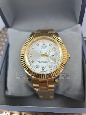 Rolex Gold-White Watch