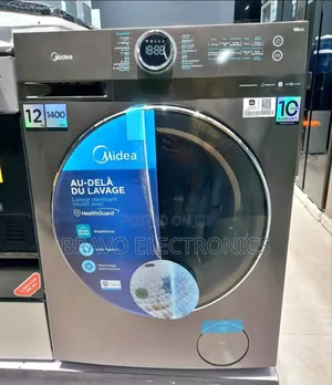 Midea 12kg Front Load — Smart Cleaning, Big Capacity!