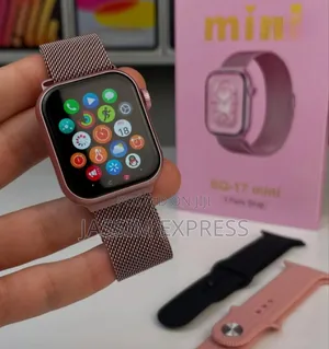 Hainoteko Germany Pink Mini የሴት Smart Watch With 3 Straps