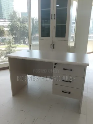 Secretarial Table With Drawers