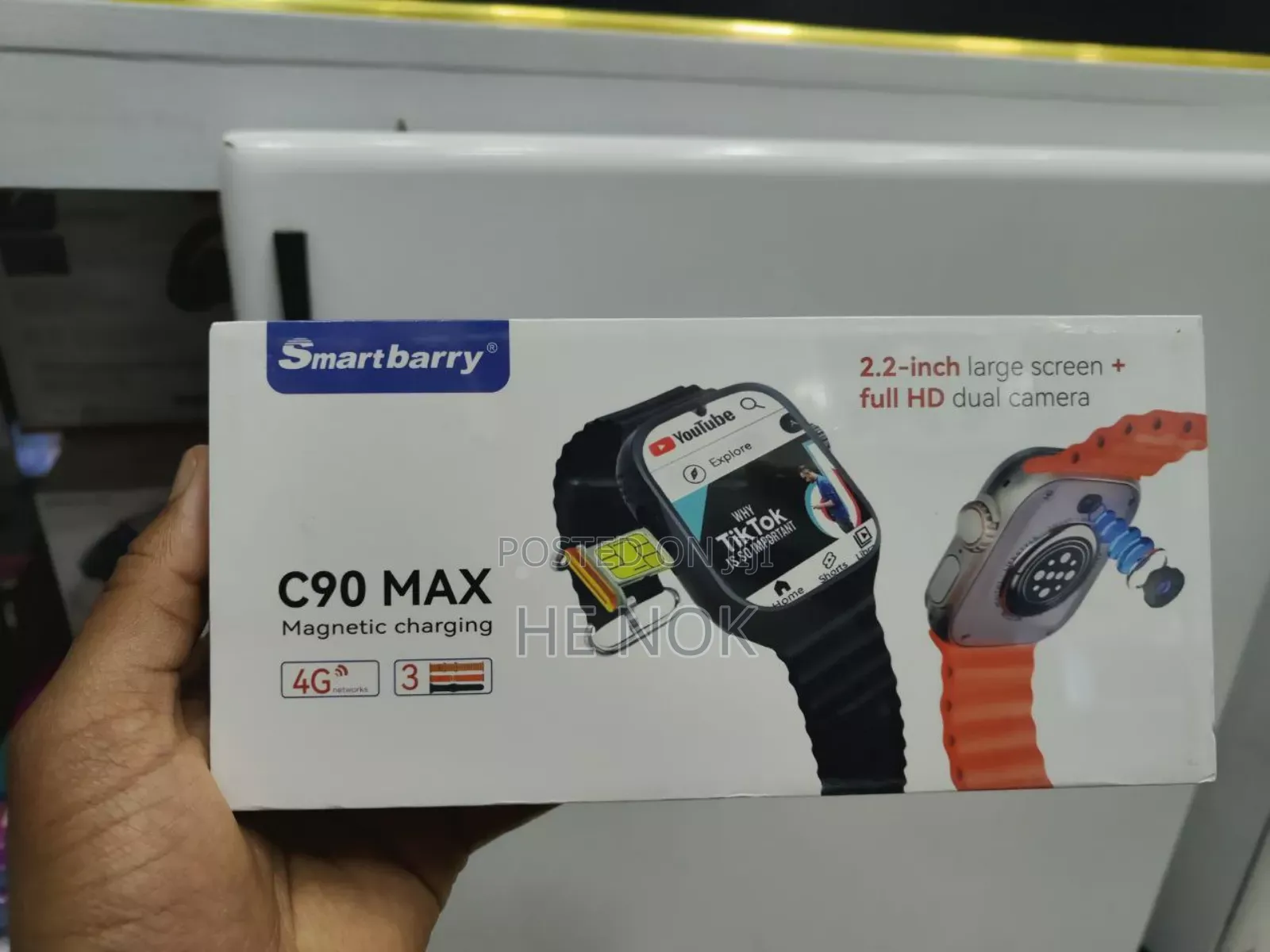 C90 Max Smart Watch Sim Accept 4g Network