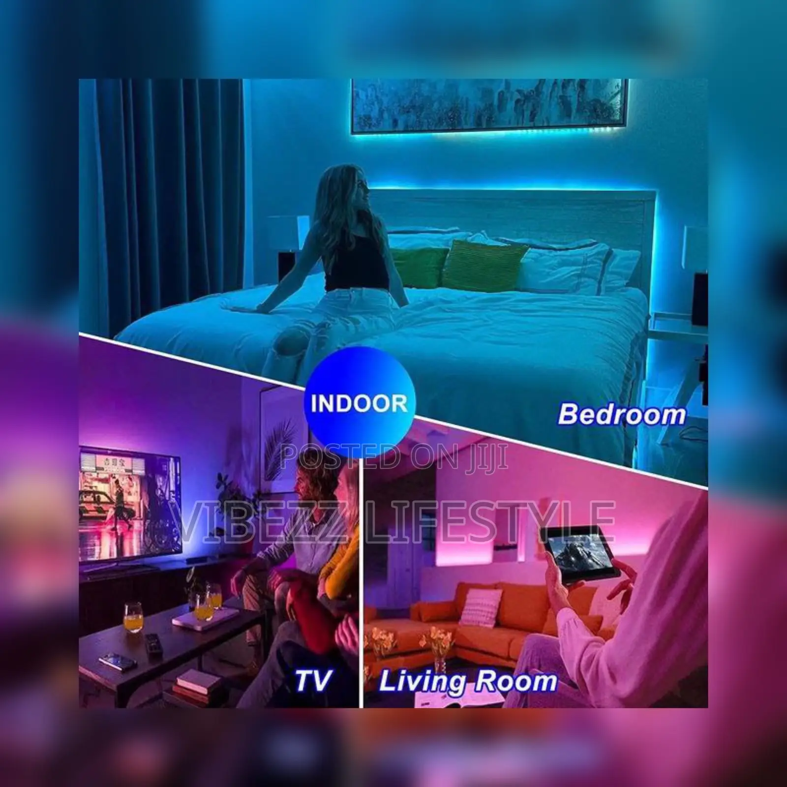 Color-Changing Led Lights for Room Tv Backlight Remote Included