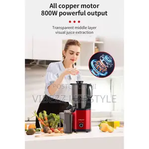 Sokany 800w Heavy Duty Slow Juicer - Sk-01009 - Brand New