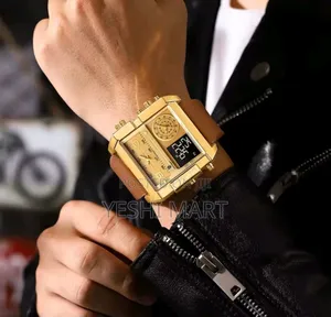 Wrist Watch for Personal Business Men's Watch Fashion Square Eleconic
