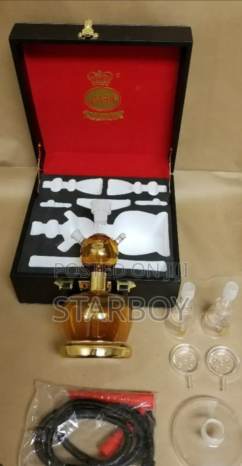 Premium Mazaya Hookah Set – Complete With Case Accessories