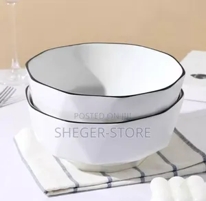 6 Pc High Class Kitchen Ceramic Bowls ( ለገንፎ ማቅረቢያ, ለአይነት ምግቦች ማቅረቢያ )
