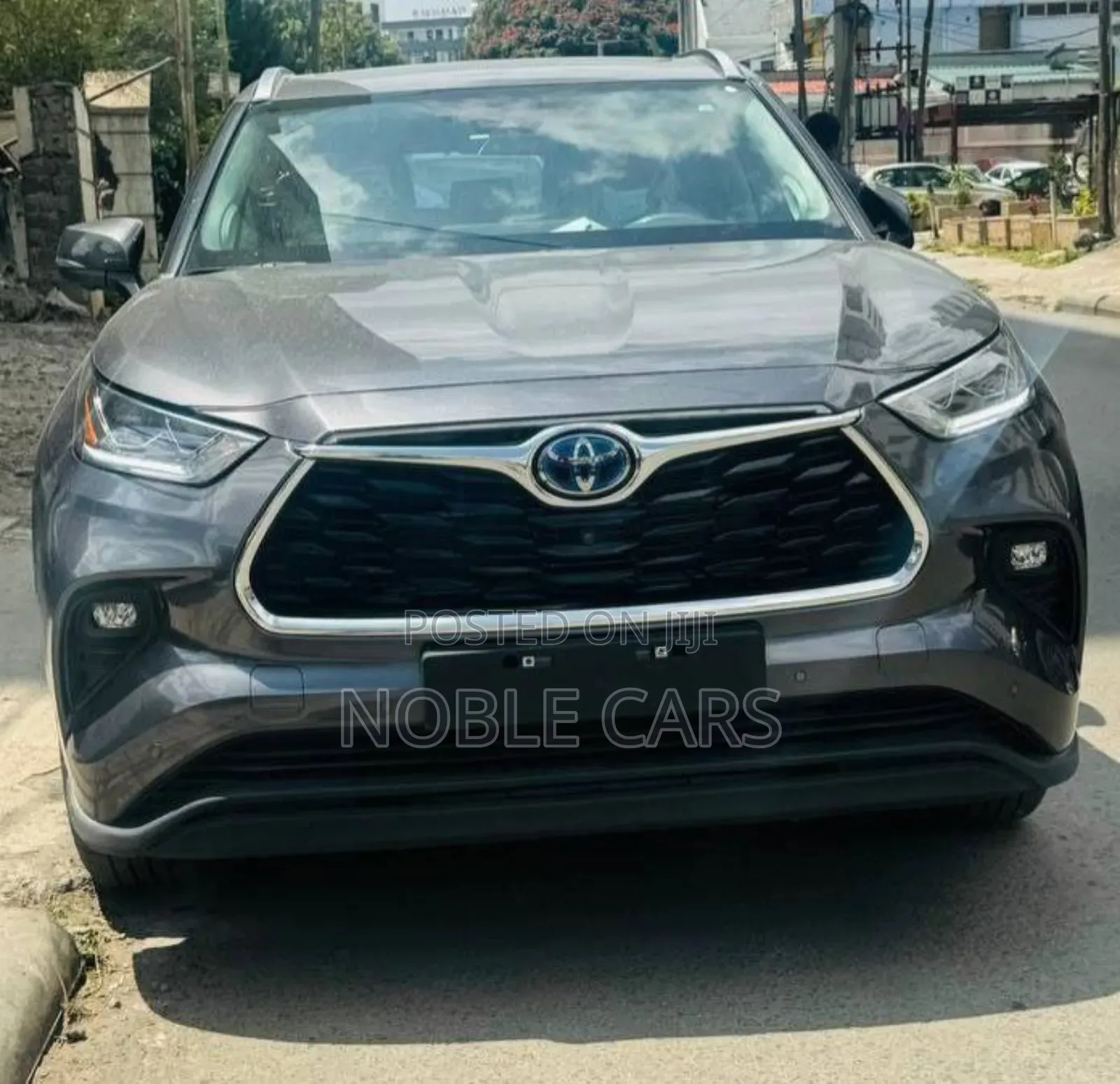 New Toyota Highlander Hybrid 2024 Matt Black