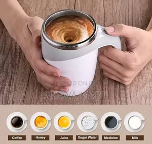 Portable Electric Stirrer Stainless Steel Automatic Magnetic Cup Porta