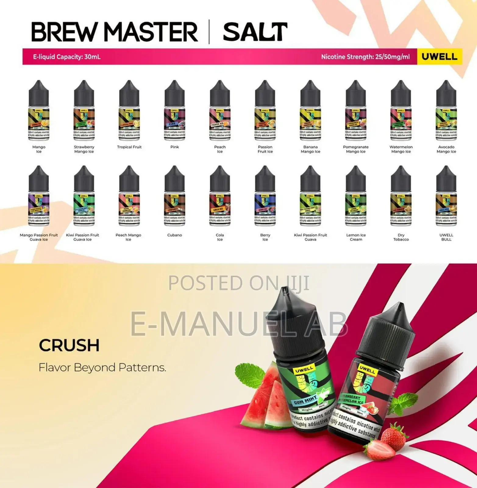 Original Vape Oil 30ml/25mg