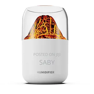 Pplastic Cylindrical Volcano Room Humidifier Diffuser 