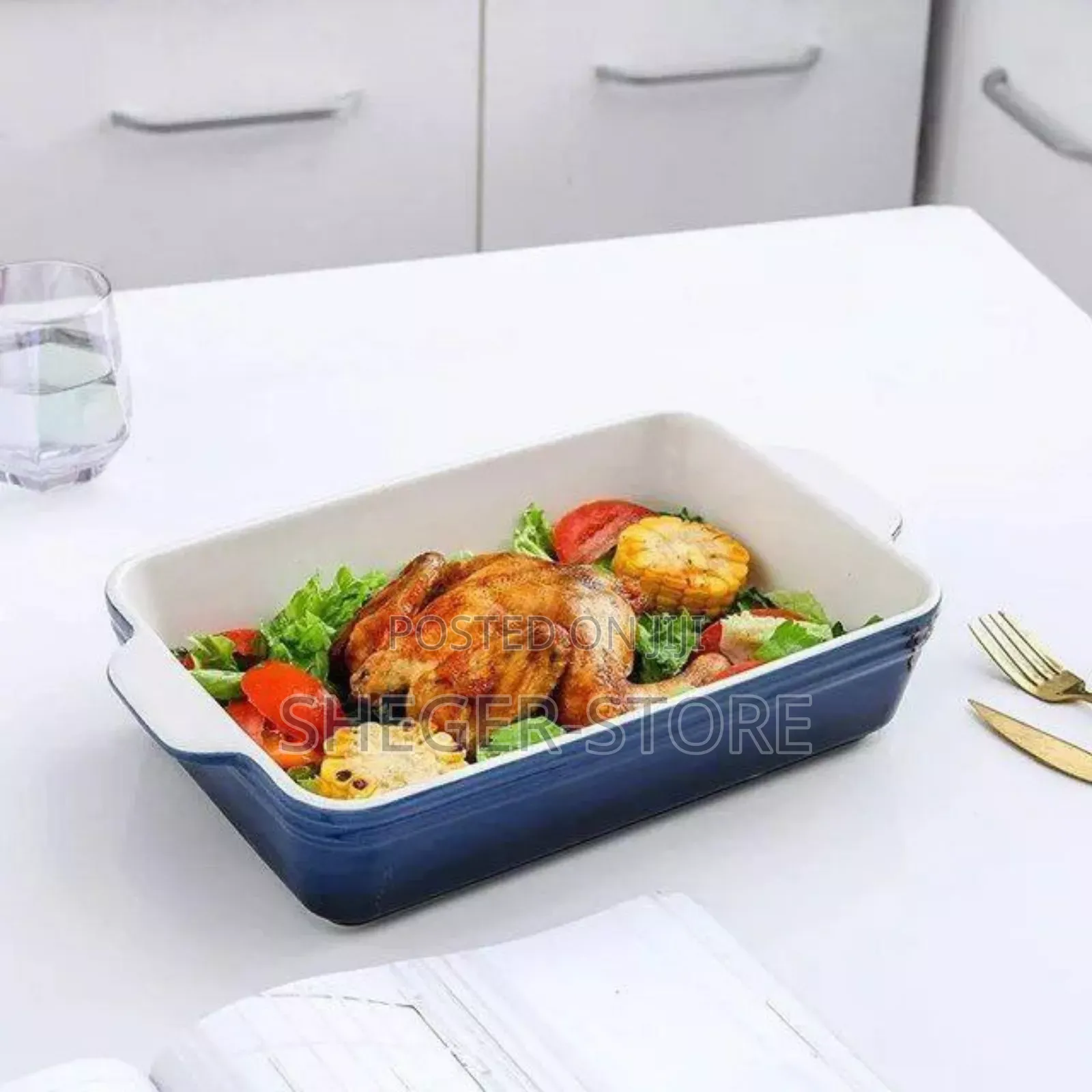 Porcelain Ceramic Bakingtray
( ለኬክ፣ ለላዛኛ፣ ለአሮስቶ አና መሰል ምግቦችን የሚያዘጋጁበት)