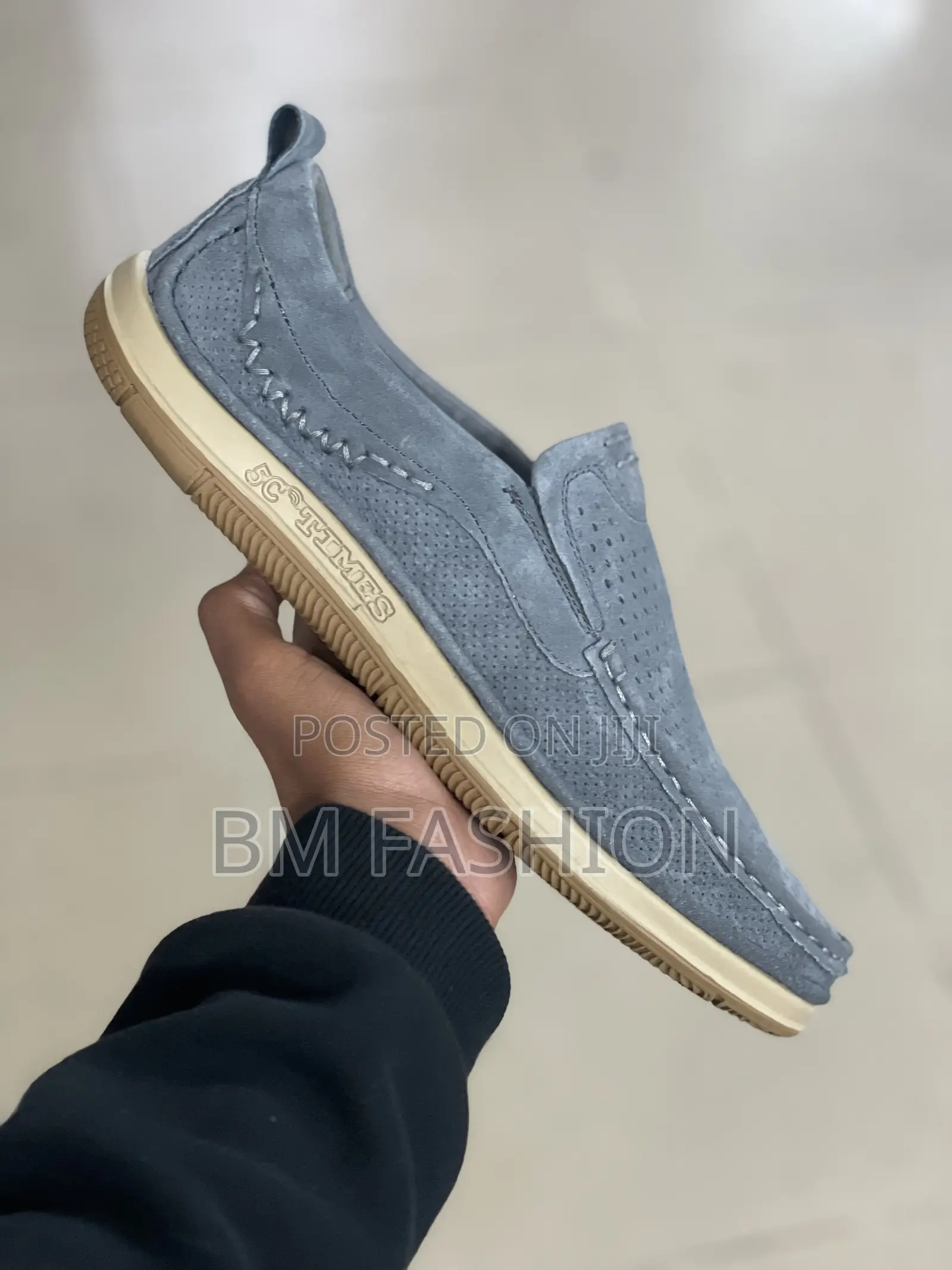 Men’S Gray Loafers Quality Lightweight Shoes