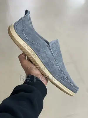 Men’S Gray Loafers Quality Lightweight Shoes