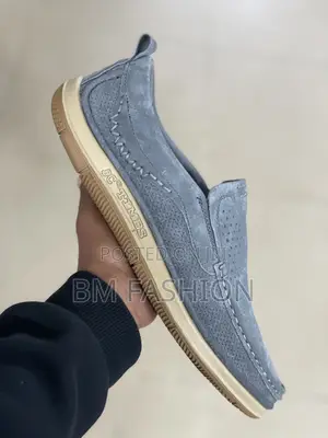 Men’S Gray Loafers Quality Lightweight Shoes