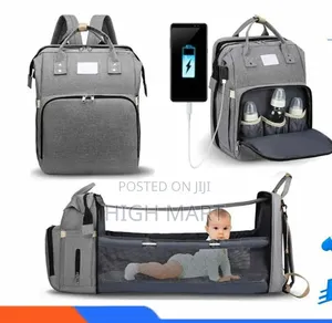 Baby Diaper Bag and Foldable Bed