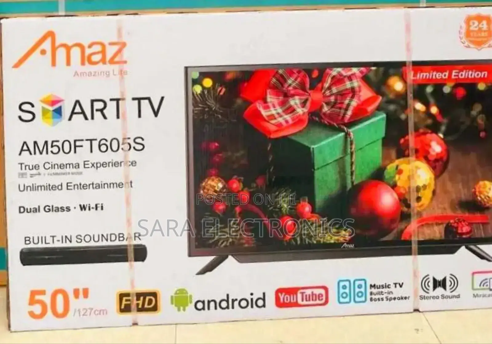 ■Amaz 50" Smart Tv ■□Free Delivery