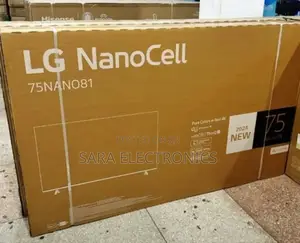 **Lg 75" (Nano Cell Webos) New 2024 Free Delivery