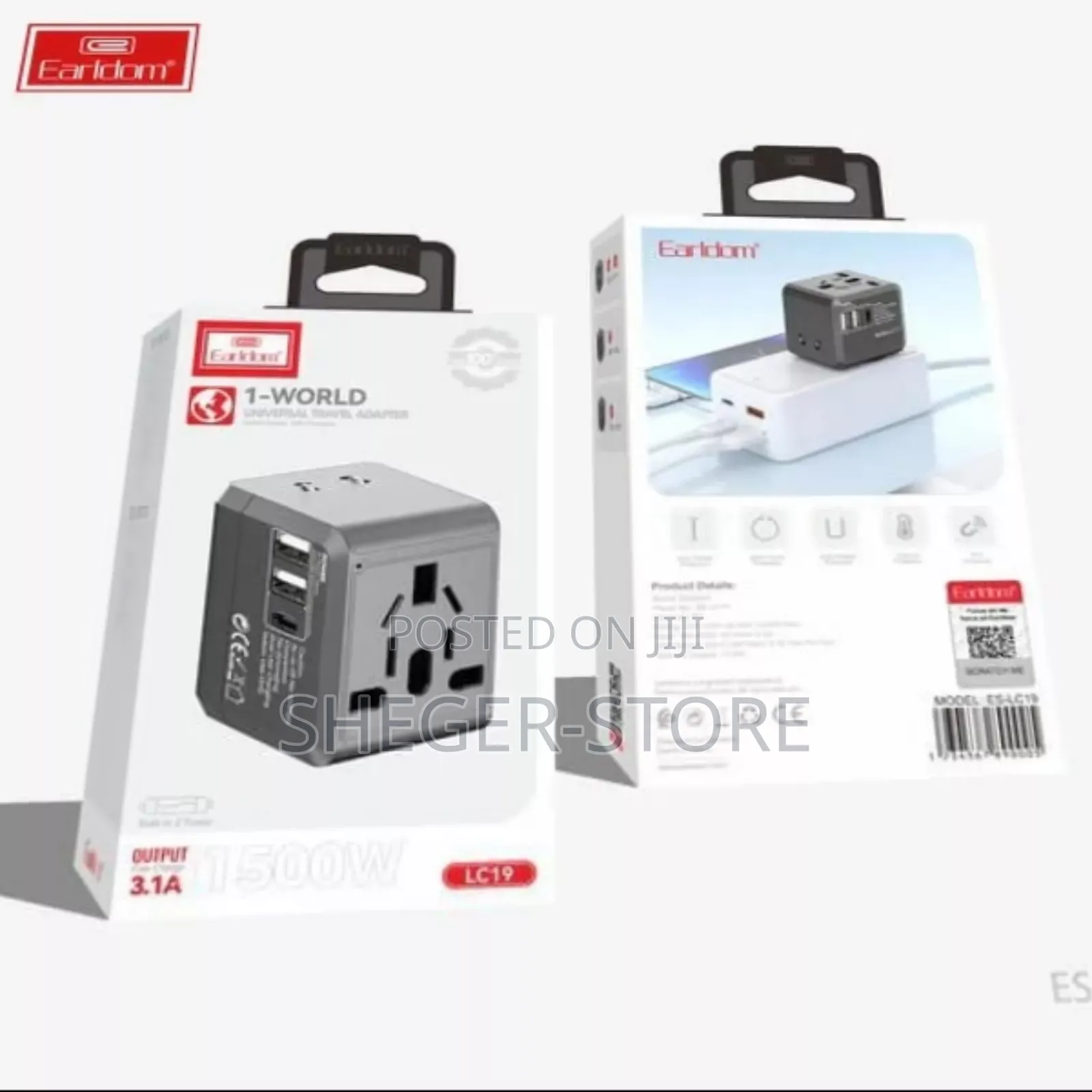Earldom Universal Adapter(Universal Compatibility and Original Quality