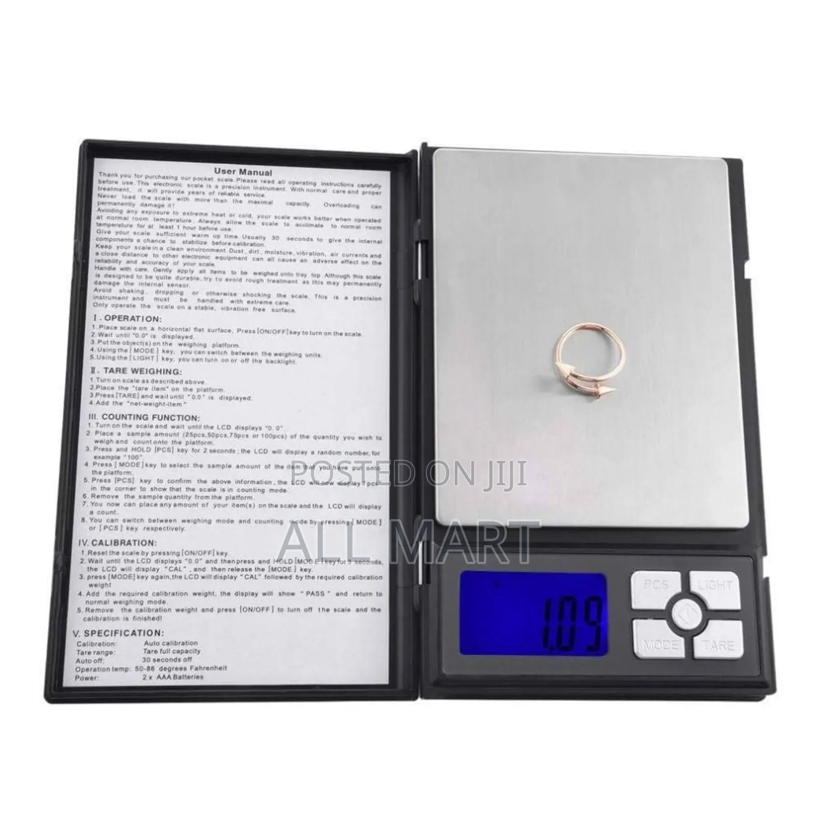 Compact Dijital Sacle for Precise Weight Measurement
