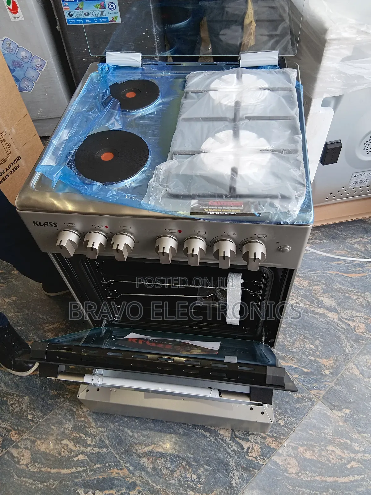 Klass 60×60 Gas Electric Oven – Powerful Cooking !
