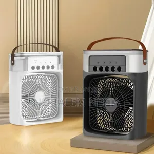 3in1 Air Cooler Fan With Led Night Light Humidifier