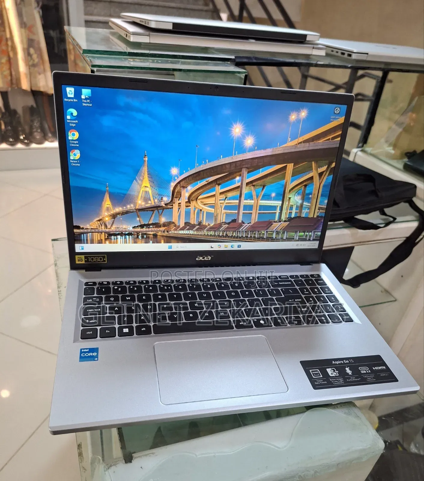 New Laptop Acer Aspire 5 8GB Intel Core I3 SSD 128GB