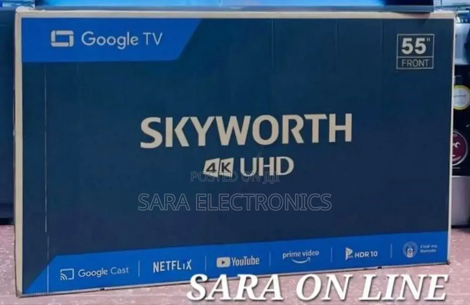 ♤♤Sky Worth 55" Google Smart Tv ●10year Warranty <<Free Delivery >>