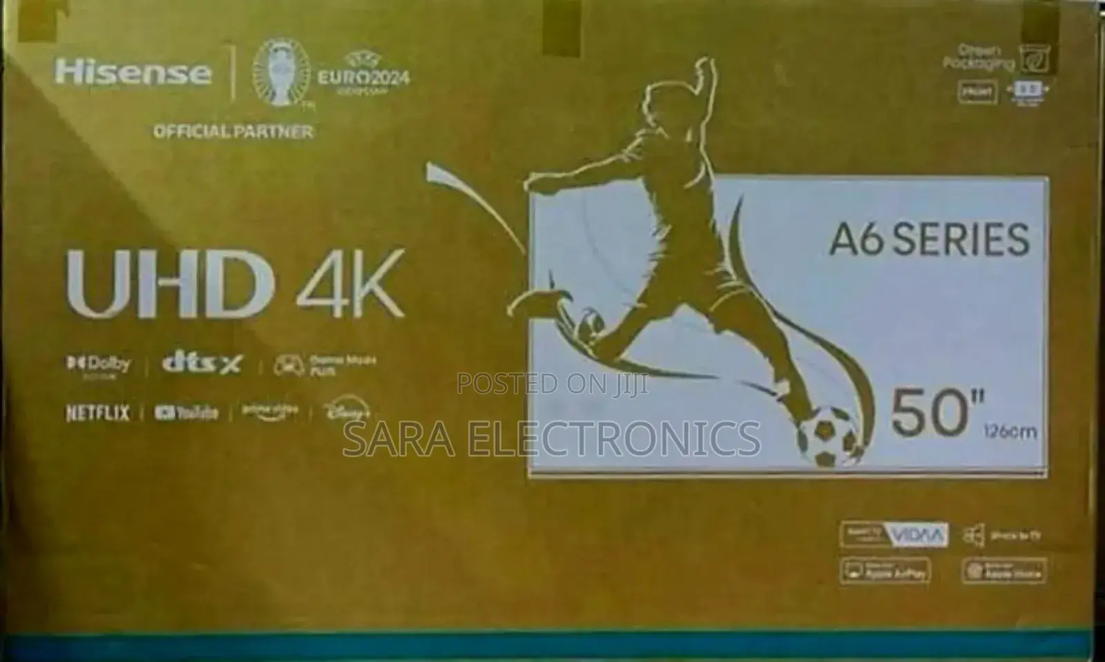 Hisence 55" Uhd Android Tv 5year Warranty Free Delivery