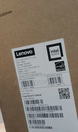 New Laptop Lenovo Yoga Book 9i 16GB Intel Core I9 SSD 1T