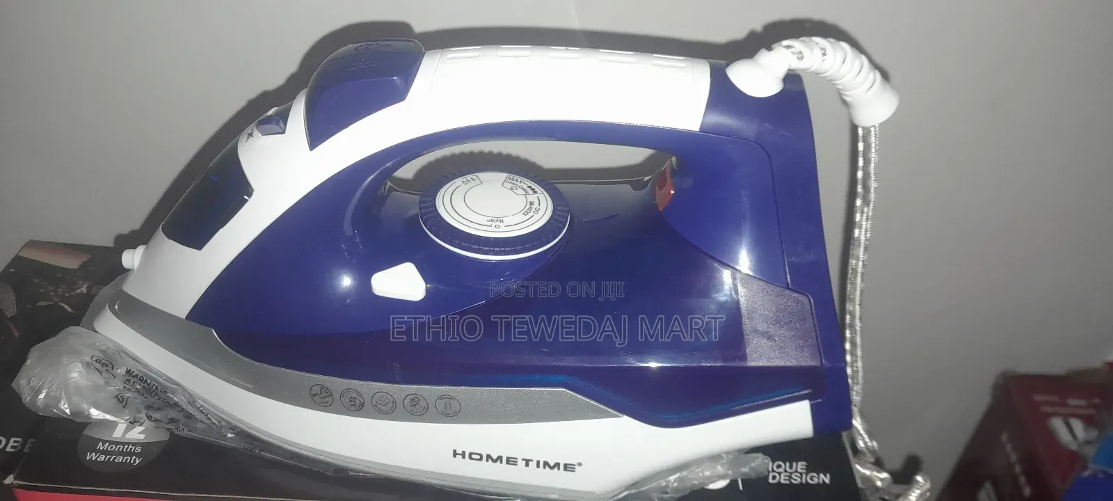 Hometime 2200w Ceramic Coating Steam Iron.