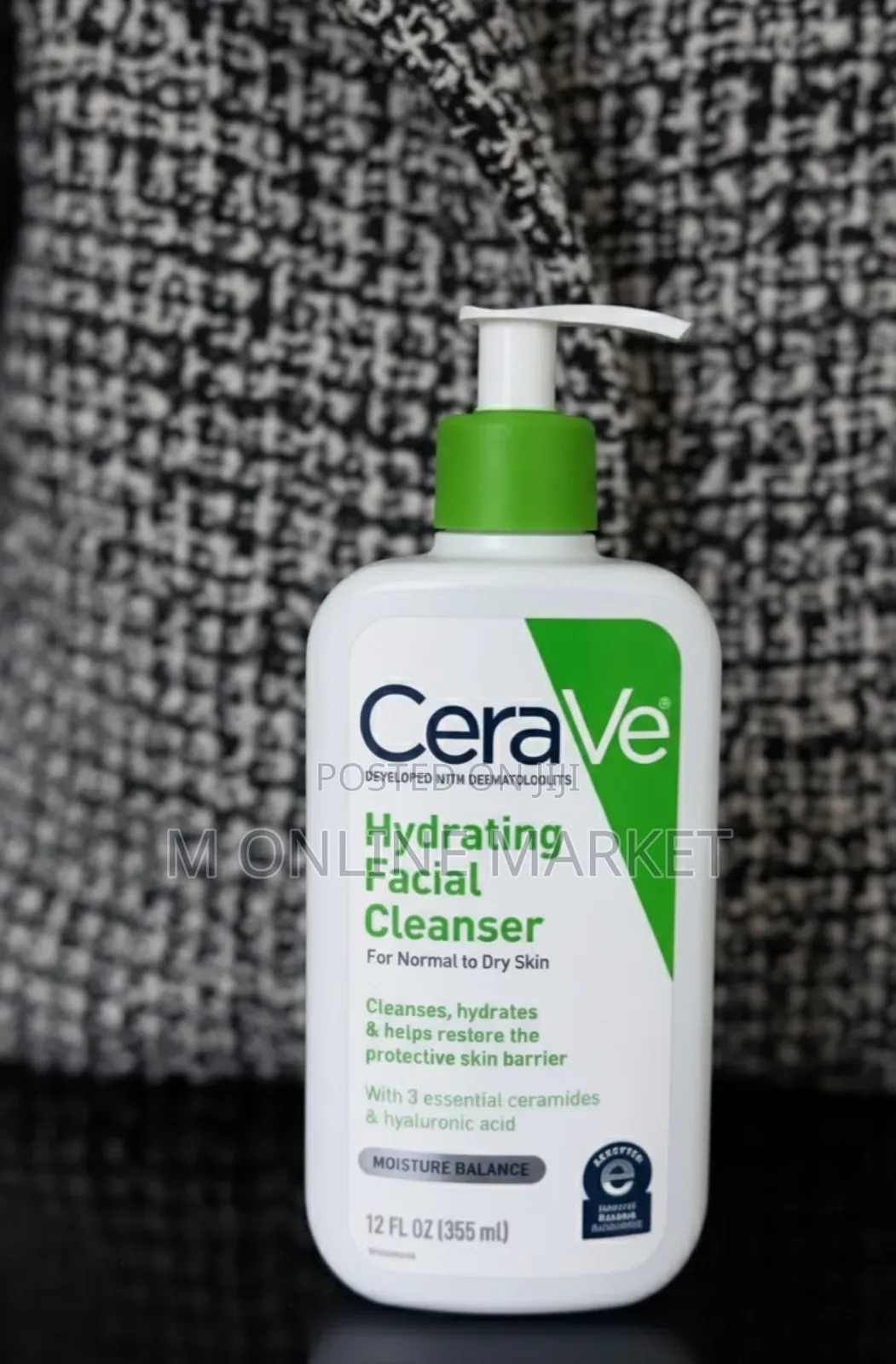 Cerave Facial Cleanser: Removes Dirt, Oil, and Makeup Easily.