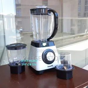 High Class Saachi 3 in 1 Blender and Grinder
(ጁስ፣ ቡና እና ሽንኩር ይፈጩበታል)