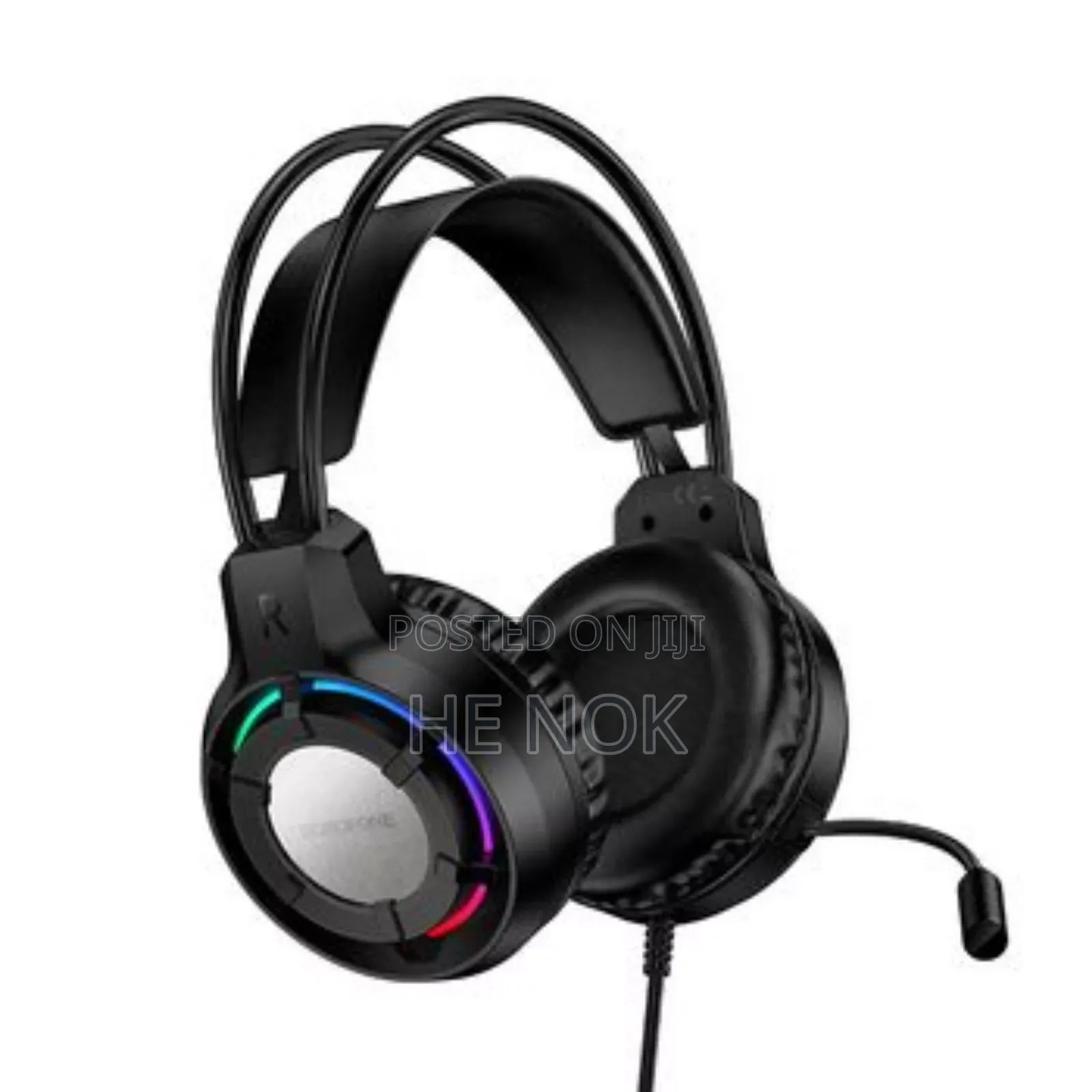 Gaming Headset Borofone B0112 50mm Speaker, RGB Lights, Microphone