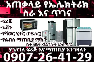 Electrician, Technician , Fridge and Washing Machine Maintenance