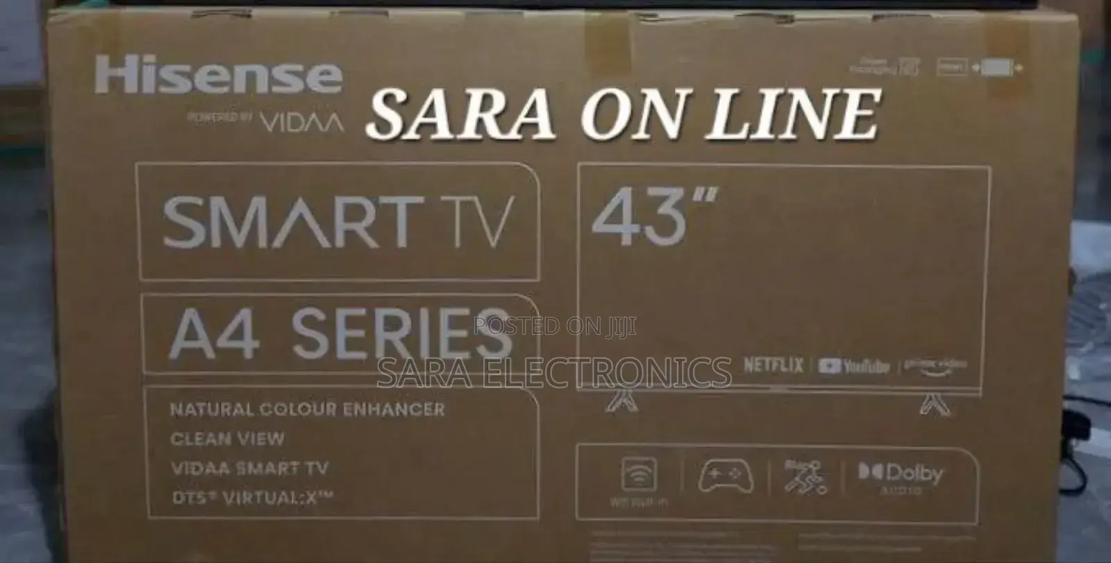♡◇ Hisence 43"A4 Series Tv New 2025 ◇◇10year Warranty