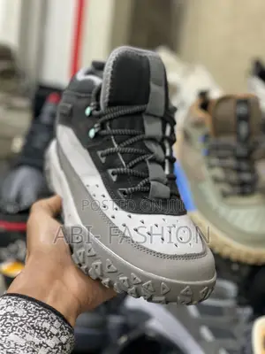 Grey Timberland Half Boots