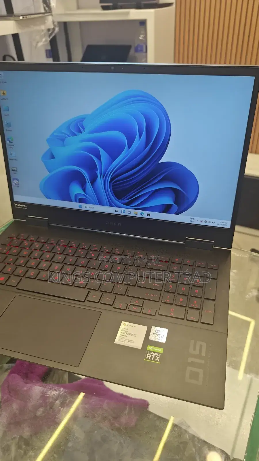 New Laptop HP Omen 15t 16GB Intel Core I7 SSD 512GB