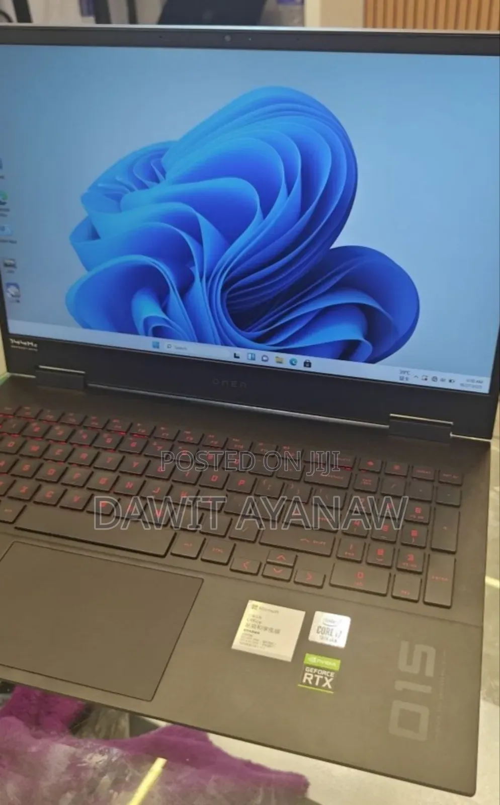 New Laptop HP Omen 15 16GB Intel Core I7 SSD 512GB