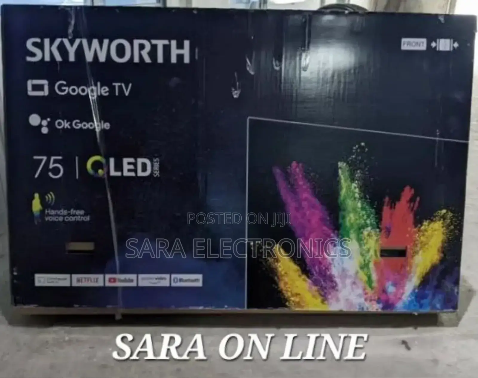 ◈Sky Worth 75" Qled Google Tv ■10-Year Warranty Free Delivery