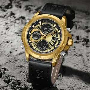 Naviforce Nf9225 Men's Watch With a Black Leather Strap