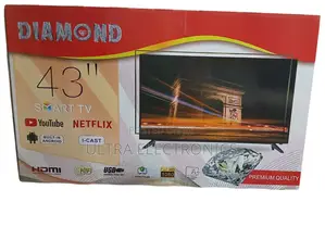 Diamond 43 Inch Tv Double Glass Smart Tv