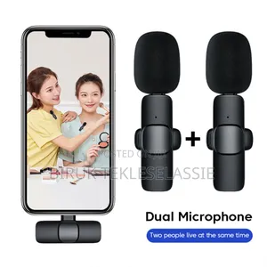 Dual Wireless Microphone Mic for Type C Phones